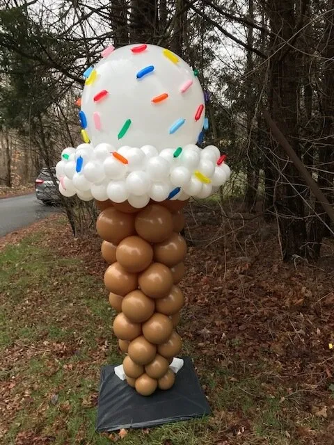 Ice-cream cone centerpiece